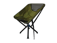 Nouvelle chaise lune en alliage d'aluminium, pliable et à ouverture rapide, pour le camping et le parc, pratique et compacte, en tissu nylon
