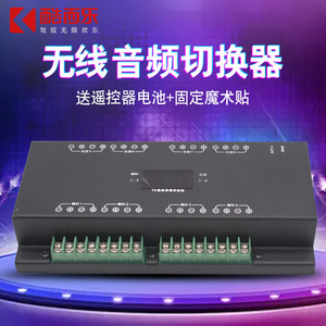 ตัวสลับเสียงคุยลี่ 205x105x39 มม. กล่องอลูมิเนียม การเชื่อมต่อ RCA สำหรับการปรับเปลี่ยนเครื่องเสียงรถยนต์ - Product Image 4