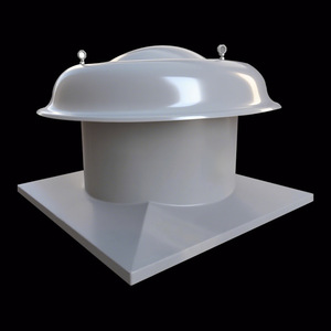 Ventilateur de toit en acier au carbone DWT, anti-explosion, aspiration de poussière, évacuation de fumée, 380V, faible bruit, flux axial, haute performance pour atelier - Product Image 3