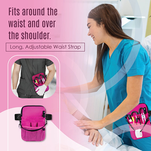 Sac de rangement pour infirmière, avec sangle de taille réglable, pochette organisatrice pour stéthoscopes - Product Image 4