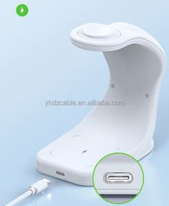 Desktop 3 in 1 Standard Magnetic 15W Fast <b>Charging</b> Smart Watch Mobile Phone Holder Magnetic <b>Wireless</b> Charger - Product Image 6