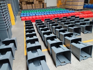 <span class=keywords><strong>68L</strong></span> Công suất kích thước lớn chất thải <span class=keywords><strong>bin</strong></span> với nắp, chân hoạt động, lý tưởng cho nhà bếp nhà hàng - Product Image 5