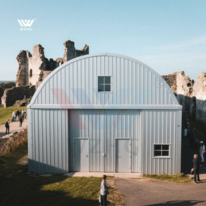 อาคารโครงเหล็กทรงโค้ง โครงสร้างเหล็กทนการกัดกร่อนสูง อายุการใช้งานยาวนาน พร้อมบริการเชื่อม ตัด และดัดเหล็ก - Product Image 2