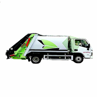 Camion à ordures à compression entièrement automatique