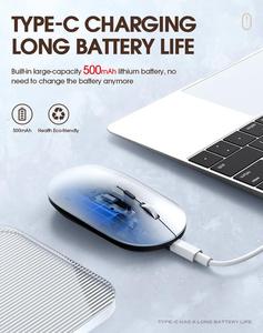 Không dây Bluetooth chuột im lặng có thể sạc lại chuột bluetooth chuột cho máy tính xách tay Máy tính Máy tính để bàn PC MacBook iPad <span class=keywords><strong>iPhone</strong></span> Máy tính bảng - Product Image 5