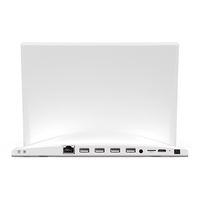 Tablette Android de bureau avec écran tactile en forme de L de 10,1 pouces, évaluateur de commentaires clients, commande pour banques et restaurants, RJ45, NFC, caméra