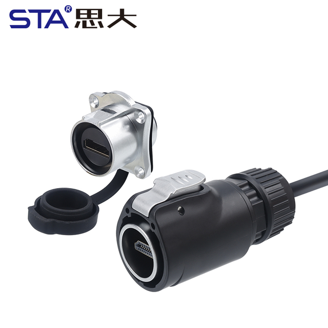 SL/LP24 HD Screen IP68 Waterproof Aviation Plug Connector for Audio Video Equipment Connections