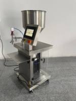 Machine de remplissage semi-automatique à piston en acier inoxydable pour crème visage, lotion corporelle et produits à haute viscosité, 5 ml à 5000 ml, en verre