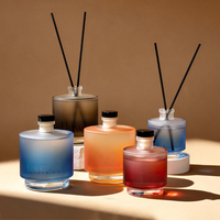 Diffuseur de parfum pour la maison Mescente 200 ml en verre, luxe, sans alcool, naturel, longue durée, à base de roseaux