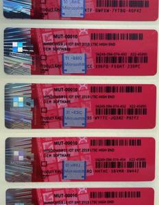 Clé de l'entreprise 2019 <span class=keywords><strong>LTSC</strong></span> de Windows <span class=keywords><strong>10</strong></span> IOT avec l'entrée en ligne globale d'activation d'autocollant de COA/HAUT DE GAMME/VALEUR - Product Image 5