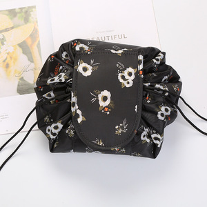 Women Drawstring Makeup Bag Fashion Travel Cosmetic Lazy <b>Storage</b> Bag <b>Toiletry</b> Organizer Case <b>Storage</b> Pouch Accessories Supplies - Product Image 3