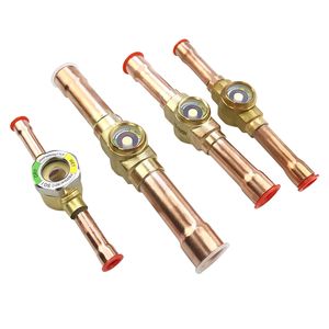 Смотровое стекло FSG из латуни для систем ОВКВ, для холодильных систем, под пайку, размеры 3/8, 1/2, 5/8, 7/8 дюйма, стандарт SAE, для контроля уровня масла - Product Image 1