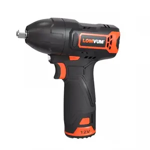 12V 2000mAh Lithium Battery Cordless Impact Wrench 3/8''Chuck 120N.m High Torque