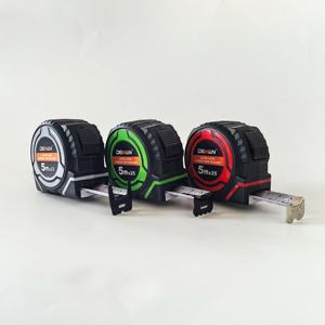 DEWEN оптовая продажа бытовой высокоточной стальной рулетки 5 м с резиновым покрытием, Противоударная износостойкая Метрическая рулетка - Product Image 2