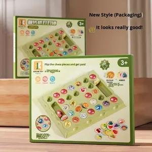 Jeu de société éducatif pour enfants <span class=keywords><strong>Battle</strong></span> <span class=keywords><strong>Flip</strong></span> Chess, jeu de table pour la réflexion logique, jeu parent-enfant, en plastique, âges 4-6 - Product Image 1