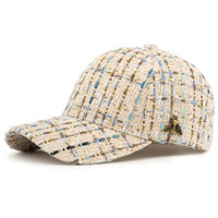 Casquette de baseball rigide de haute qualité, polyvalente pour le printemps, l'automne et l'hiver, chapeau élégant pour femme qui flattere le visage, personnalisable