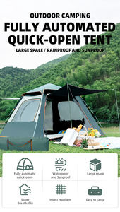 ใหม่เต๊นท์อ๊อกซ์ฟอร์ดกันน้ำสีฟ้า4ฤดู8คนเต็นท์เปิดอัตโนมัติสำหรับครอบครัวและการเดินทางคู่รัก - Product Image 2