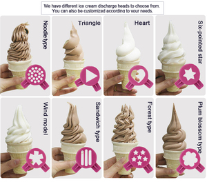 Macchina per gelato in piastra pre-raffreddamento ad energia <span class=keywords><strong>solare</strong></span> operata soft service - Product Image 6