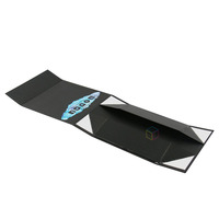 Boîte de présentation rigide en carton avec fermeture magnétique personnalisée pour cravates, emballage pliable et personnalisé