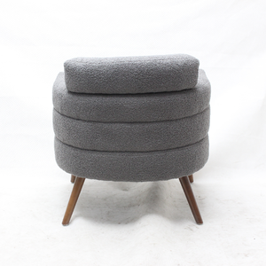 Sillón Individual de Tela Estilo Nórdico Europeo <span class=keywords><strong>para</strong></span> Sala de Estar, Sillón Tipo Tubo - Product Image 5