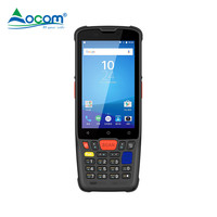 OCBS-M63S OCOM Android 4 inci 14 GMS, Keyboard Digital Terminal genggam bersertifikasi 5000mAh baterai besar RAM 4GB stok PDA