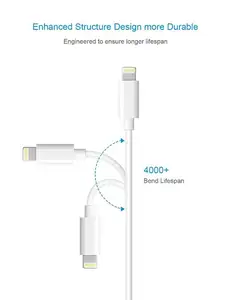 USB-кабель для передачи данных для iPhone и Apple, Lightning, зарядное устройство для телефона, зарядный кабель