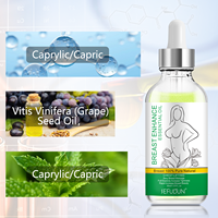 Huile Essentielle Biologique pour l'Augmentation Mammaire, Huile de Poitrine Nourrissante aux Plantes