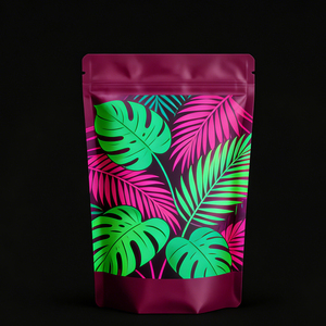 Custom Printed Security Zipper Plastic Packaging sealed Gummy Candy Edible Matte Holographic Die-cutting 3.5g Anti Odor Mylar - Product Image 5