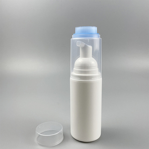 Supplier <strong>Empty</strong> <strong>120ml</strong> Plastic Foam Bottle with <strong>PE</strong> Brush Cap for Personal Care <strong>Container</strong> Clothes Shoes Foaming Cleaning Bottle - Product Image 5
