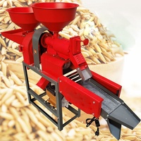 Mini moulin à riz motorisé, broyeur de millet, machine à riz portable, facile à utiliser, haute précision, état neuf, pour usage domestique