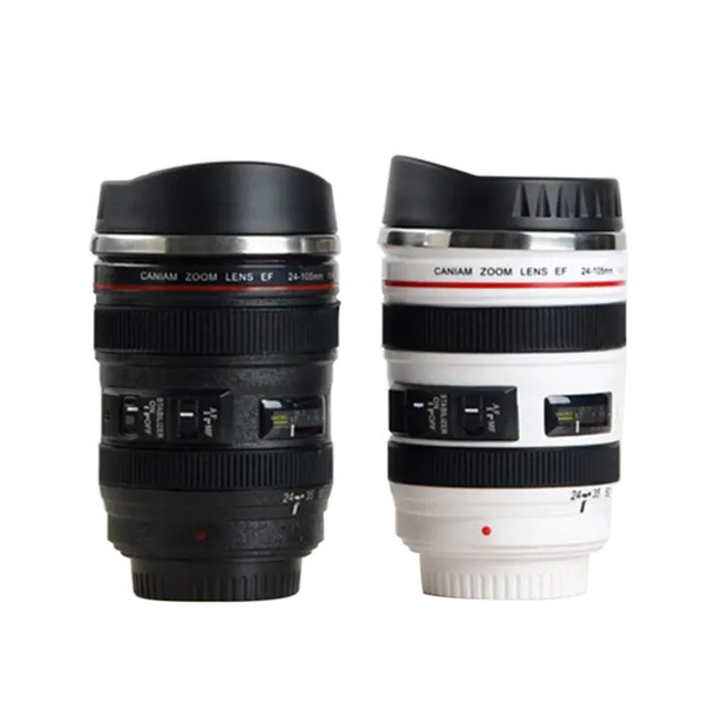 Camera Lens Mug Camera Lens Shape Stainless Steel Coffee Mug