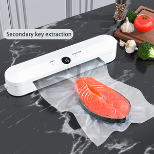 New Waterproof Digital <b>Display</b> Portable Automatic Vacuum Sealing Machine <b>Small</b> Suction Sealer Sealed Bag Food Packaging Machine - Product Image 2