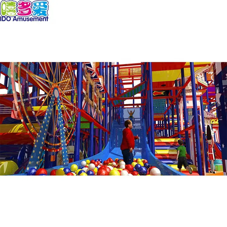 Guangzhou Ido Amusement Kinderen Commerciële Indoor Soft Play Speeltoestellen