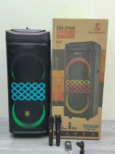CH-2109 Hermosos Sistemas de Audio Profesionales, Altavoces de Madera con Bluetooth, Luces LED RGB, <span class=keywords><strong>Radio</strong></span> FM/TF/USB - Product Image 4