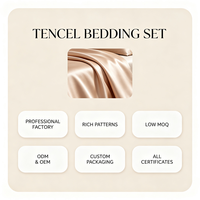 Parure de lit de luxe en Tencel Lenzing – Housse de couette et draps king size – Ensemble de literie de luxe