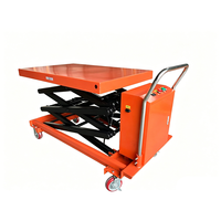 Chariot élévateur hydraulique électrique de précision 80 kg avec indicateur de batterie et commande à un bouton pour une manutention efficace des matériaux