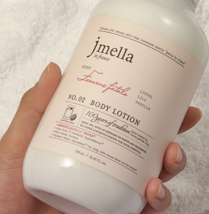 JMELLA en France Lait Corporel Citron Vert & Basilic 500ml Soin Coréen Réparateur et Restaurateur Essentiel Quotidien pour Hôtels et Voyages - Product Image 1