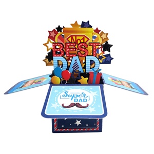 Tarjeta de Felicitación 3D Plegable con Diseño de Caja de Herramientas y Sobres para el Día del Padre, Tarjeta de Acción de Gracias para Papá - Product Image 2