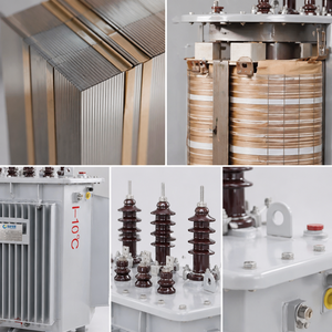 Transformador trifásico de aleación amorfa de grado I de ahorro energético 10kV 0.4kV IEC 60076 alineado con los objetivos de neutralidad carbono - Product Image 6