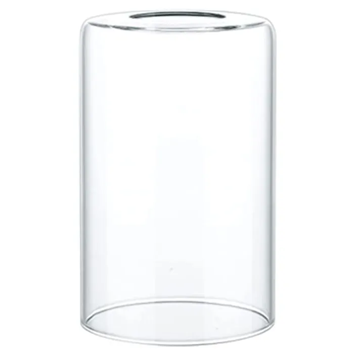 Прозрачный стеклянный затемнитель, прозрачный цилиндрический стеклянный затемнитель для цоколя E26, замена осветительного прибора