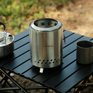 HOMFUL Outdoor Folding Fogão Portátil Mesa Portátil <span class=keywords><strong>Fire</strong></span> <span class=keywords><strong>Pit</strong></span> Outdoor Camping Wood Fogão - Product Image 5