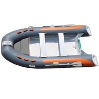 Bateau pneumatique hors-bord chinois de 3,6 m, plancher ouvert, RIB 360, bateau d'appoint pour yacht