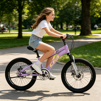 Bicicleta para Niños de 16'', 18'', 20'', 22'' con Protector de Cadena Completamente Cerrado, Sillín Ajustable y Cómodo, Bicicleta Unisex para Niños