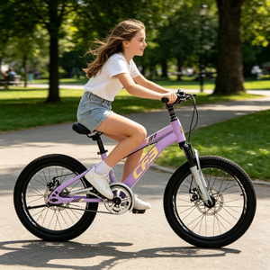 Bicicleta para Niños <span class=keywords><strong>de</strong></span> 16'', 18'', 20'', 22'' con Protector <span class=keywords><strong>de</strong></span> Cadena Completamente Cerrado, Sillín Ajustable y Cómodo, Bicicleta Unisex para Niños - Product Image 5