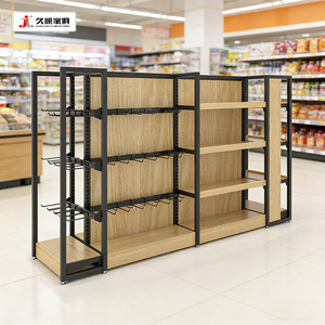 Espositori in Legno Personalizzati JIUSHUN a 4-6 Ripiani Robusti per Negozi - Product Image 4