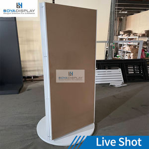 Espositore Girevole a 360 Gradi Personalizzabile per Piastrelle in PVC Effetto Marmo e Parquet, Salvaspazio - Product Image 6