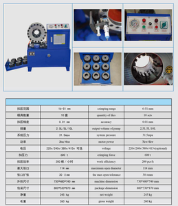 Machine à sertir rapide pour tuyaux hydrauliques et sanitaires en caoutchouc de qualité, très vendue, avec service de coupe, diamètre 6-51 mm - Product Image 4
