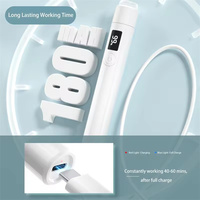 Lampe à ongles UV LED tactile OEM mini 2-en-1 avec tête en plastique, écran LCD, durcissement rapide, longue durée, puissance 3W, portable pour salon NA-63