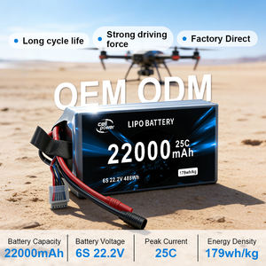 Batería Lipo 6S 22000mAh para Dron RC FPV UAV, Batería Lipo Recargable de Alta Calidad con Clasificación de Descarga de 25C - Product Image 2