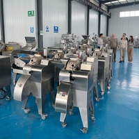 Elektrischer Gemüseschneider aus Edelstahl mit 1500W Motor, 4mm Zuckerfrucht-Würfelmaschine, Getrocknete Feigen Würfelschneidemaschine, Marke NP